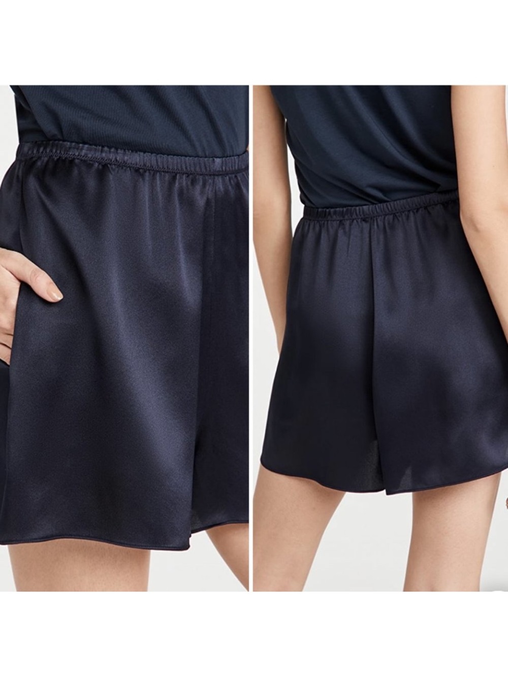 Vince. 100% silk shorts